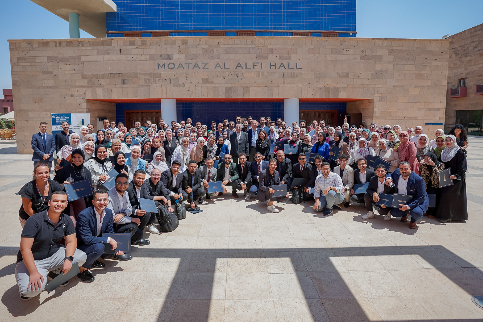 Group photo for the Gerhart Center team