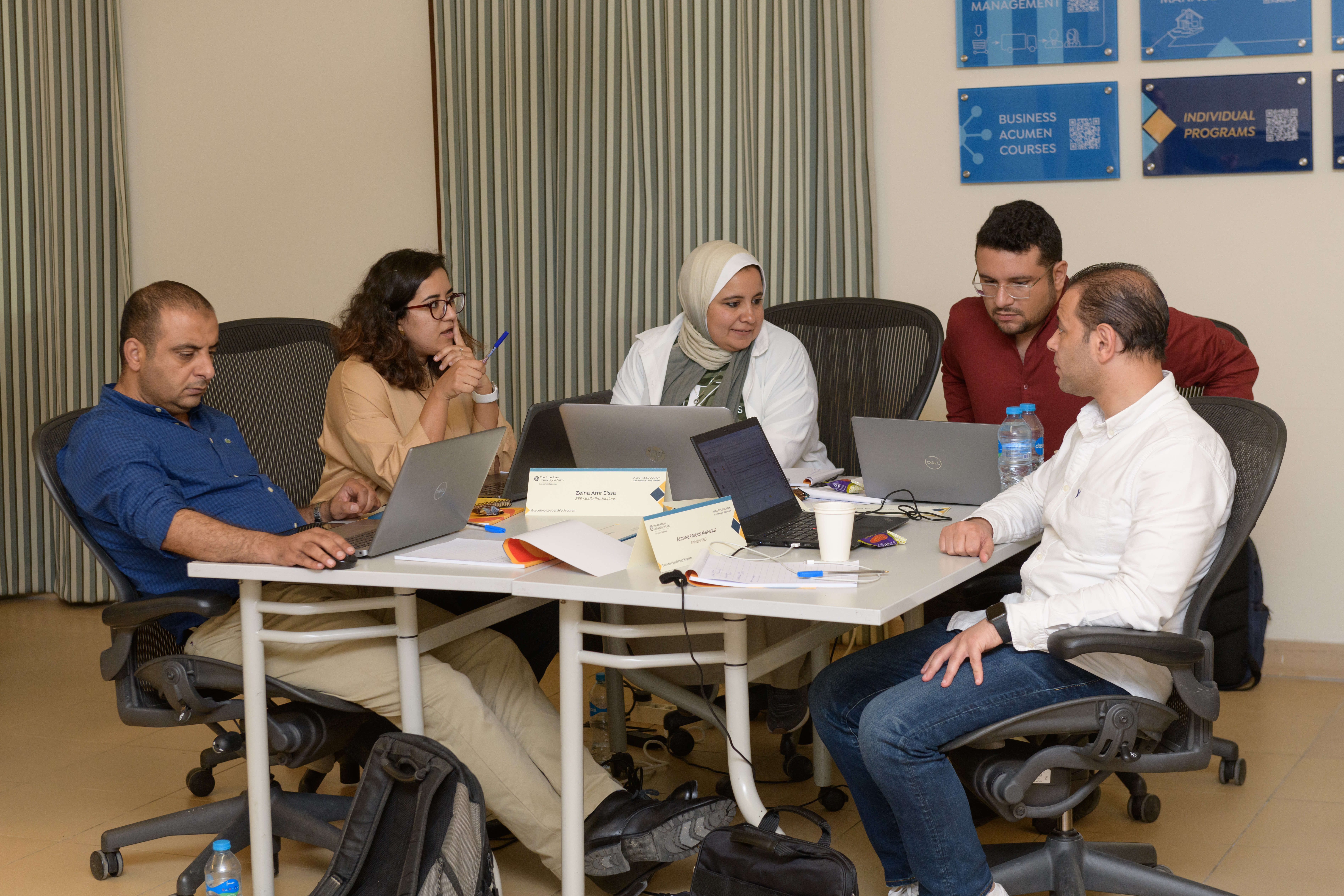 Group of graduates in a classroom