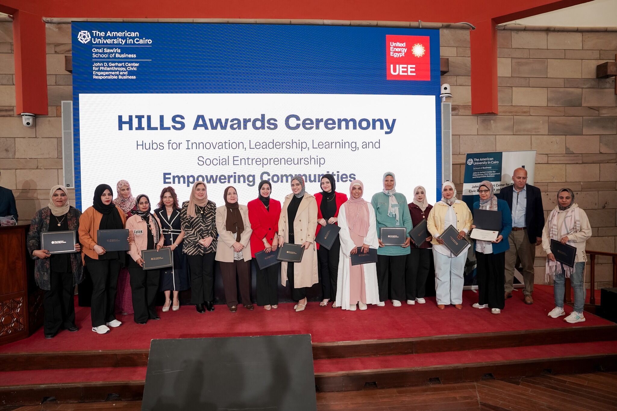 Hills awards group photo