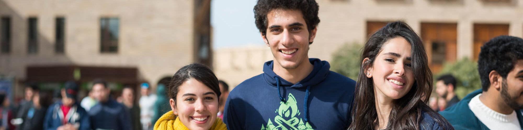 Smiling students