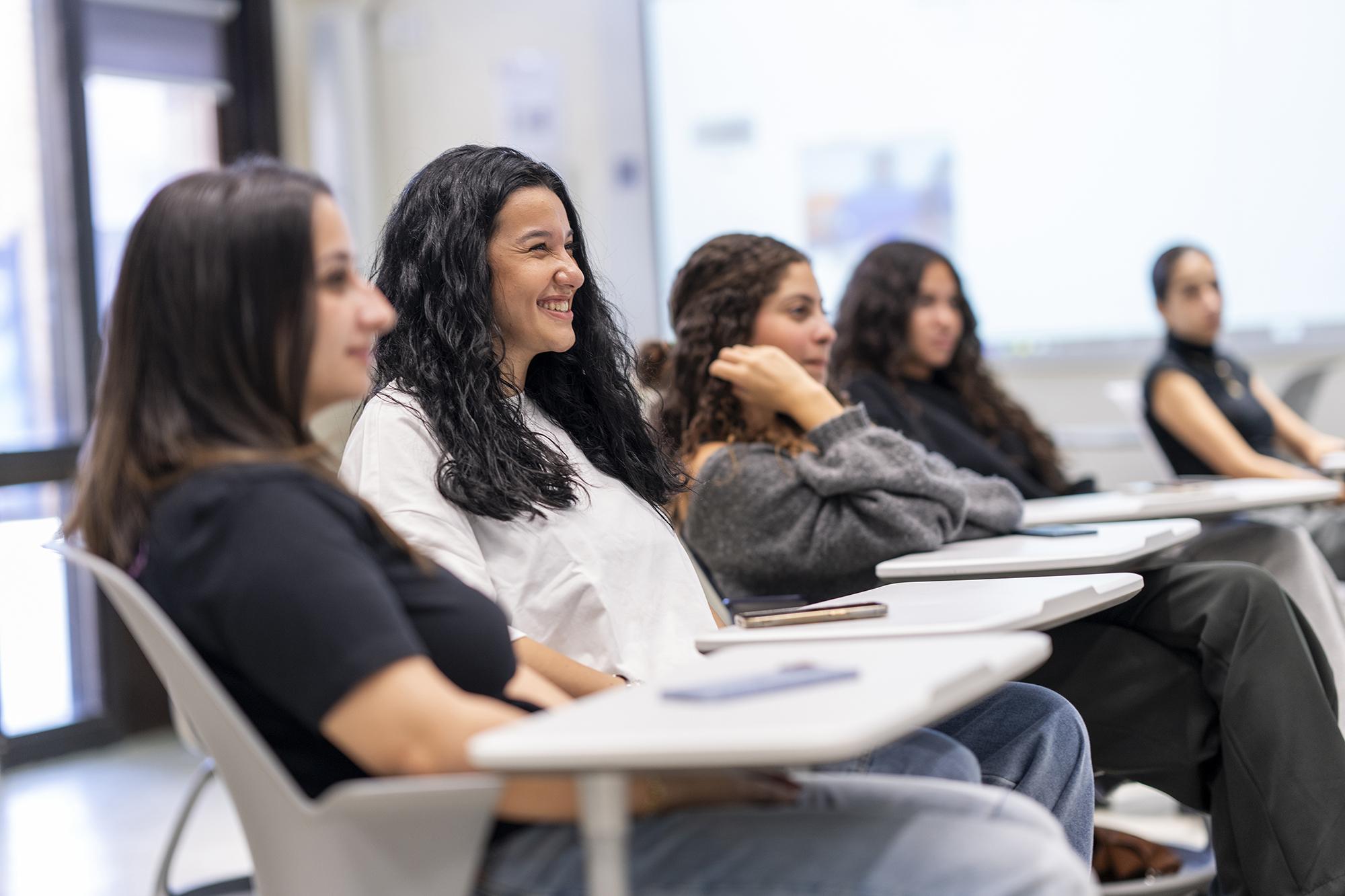 students in class