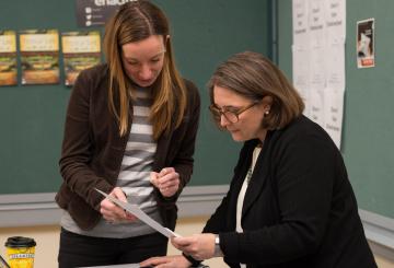 a professor and a student