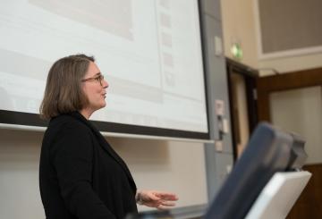 Professor teaching