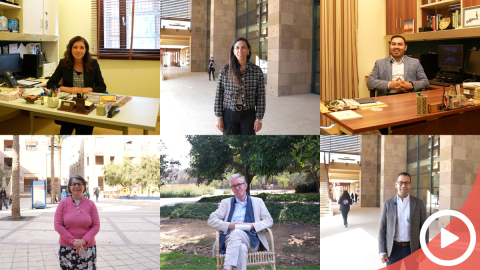 Faculty congratulating students video thumbnail