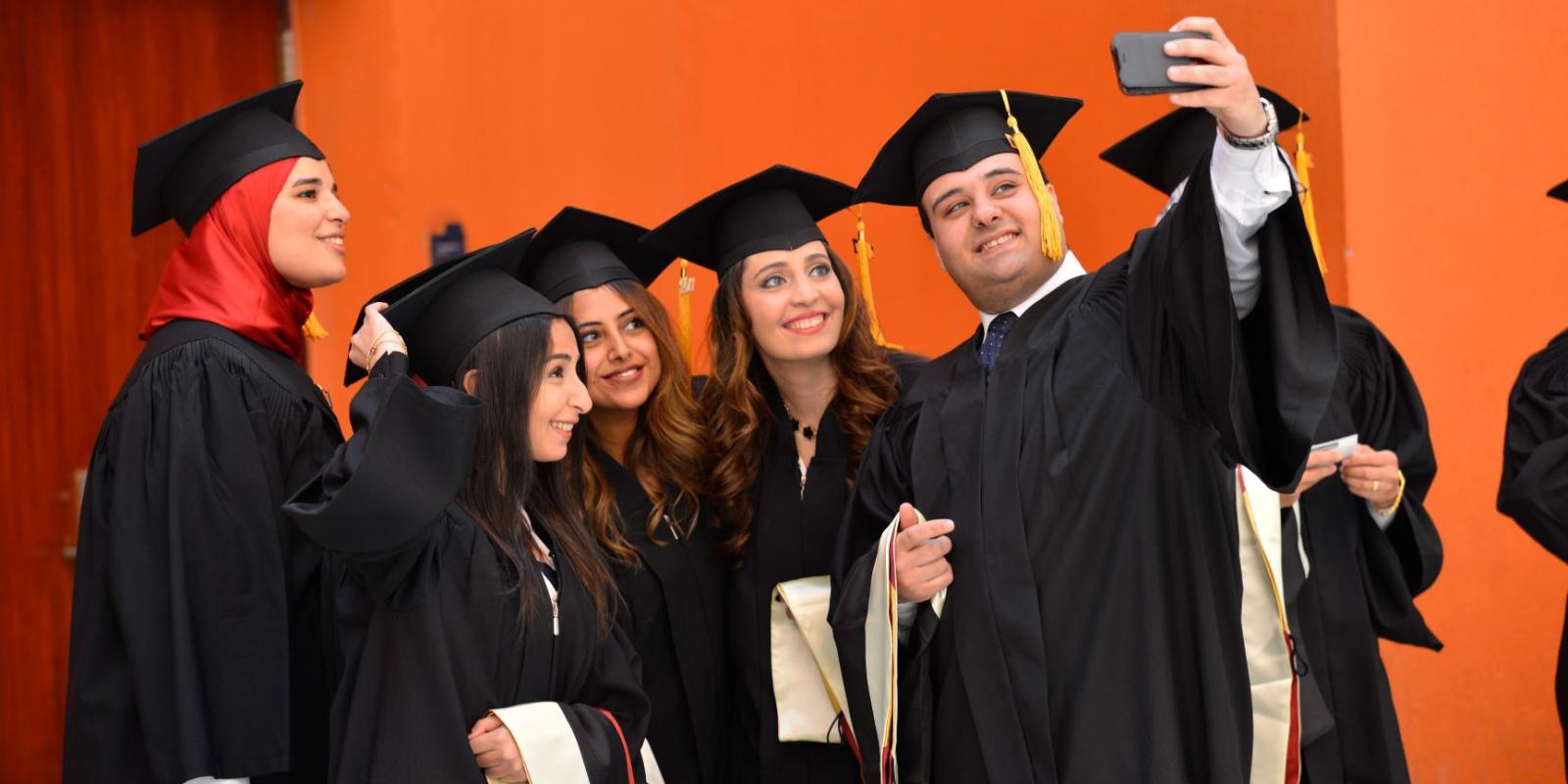 group of graduating students