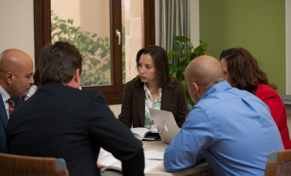 management team in a meeting