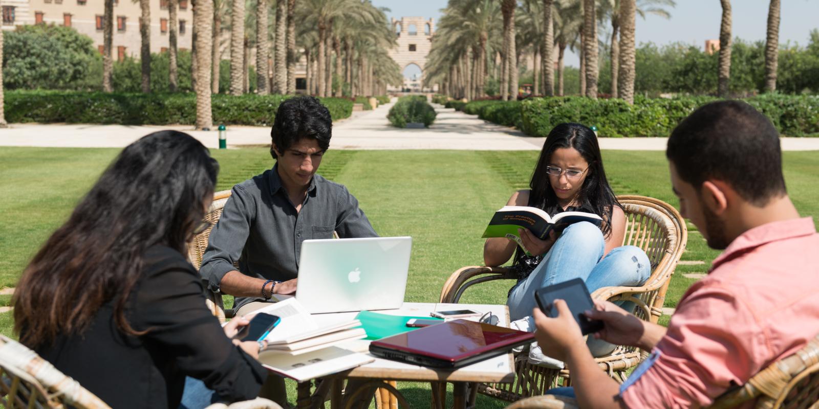 Students on Campus