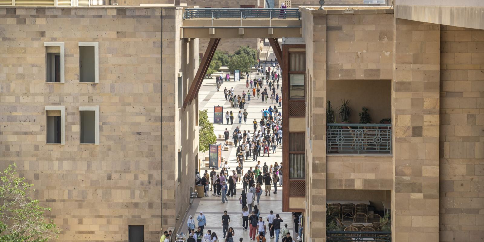 auc new cairo campus bird eye view