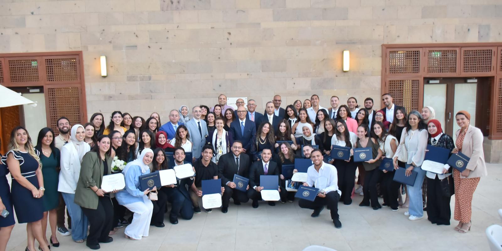 Group photo for the rec ceremony