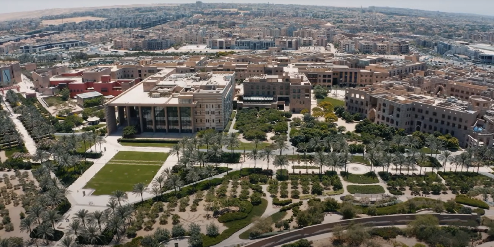 Ariel view of The American University in Cairo