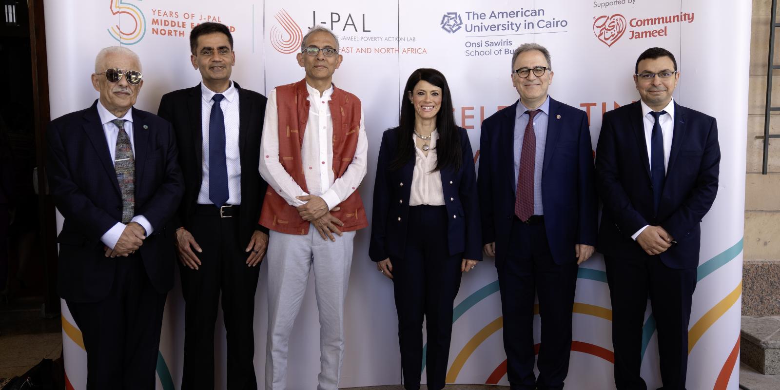 Group photo with the president in the 5th J-pal anniversary