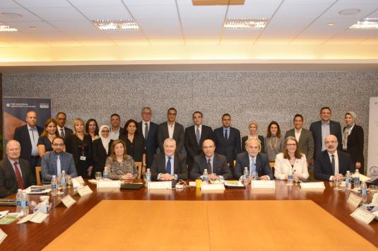 advisory board members in session