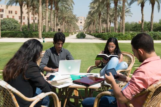 Students on Campus
