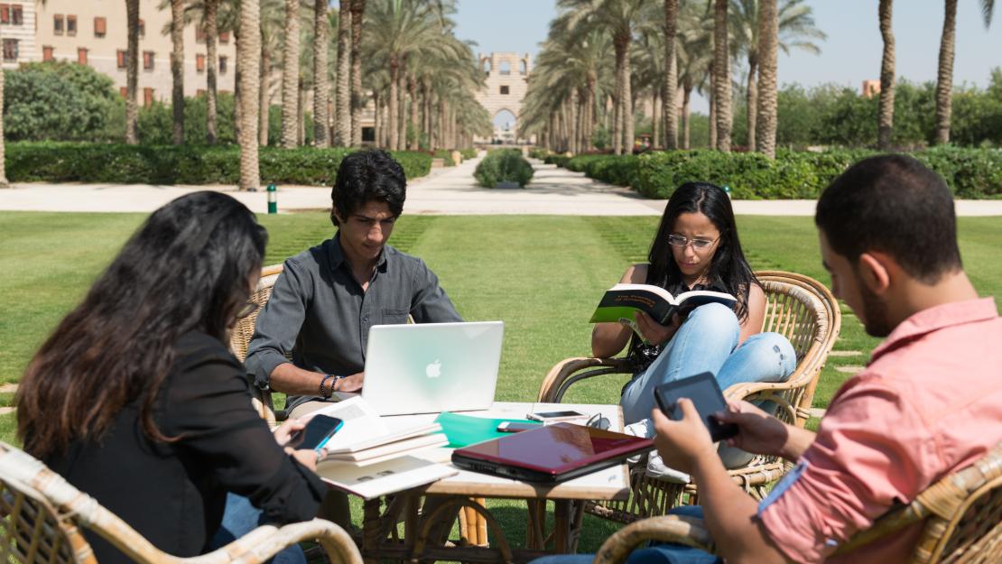 Students on Campus