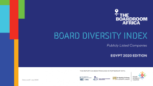 Board Diversity Index Egypt 2020