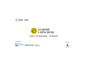 Startup Launchpad - Story