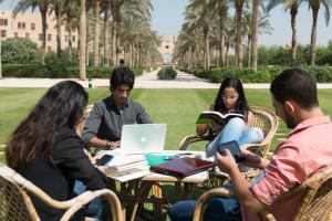 Students on Campus