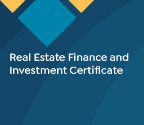 Real Estate Finance and Investment - parent page